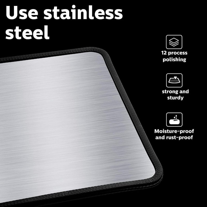 MIXEN Anti Splatter Shield Guard 4 Sided Oil Guard Nonstick Splatter Screen Folding Splatter Shield Kitchen Splashback Protector Wall Screen Baking Protector - Image 3