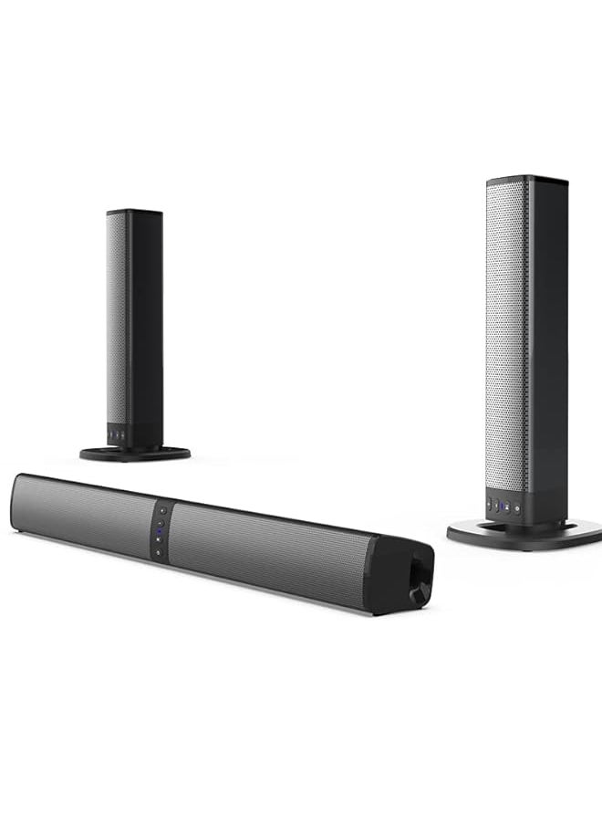 Generic - Soundbar Pc Gamer Subwoofer P2 Max Tv Notebook Mobile Tablet Portable Home Cinema Splitter Soundbar Bluetooth Speaker - Image 1