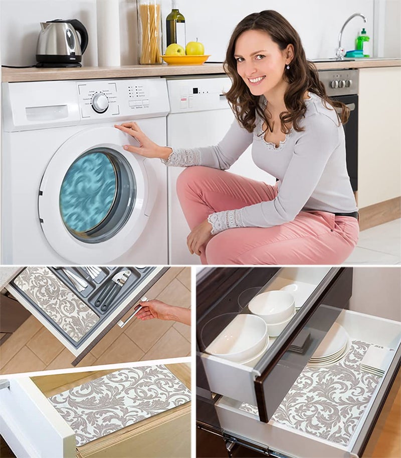RUIFYRAY Dish Drying Mat For Kitchen Counter,4 Pack,Large Size 20"X15",Ultra Absorbent Microfiber Drying Mat,Dishes Drainer Pad (4) - Image 4