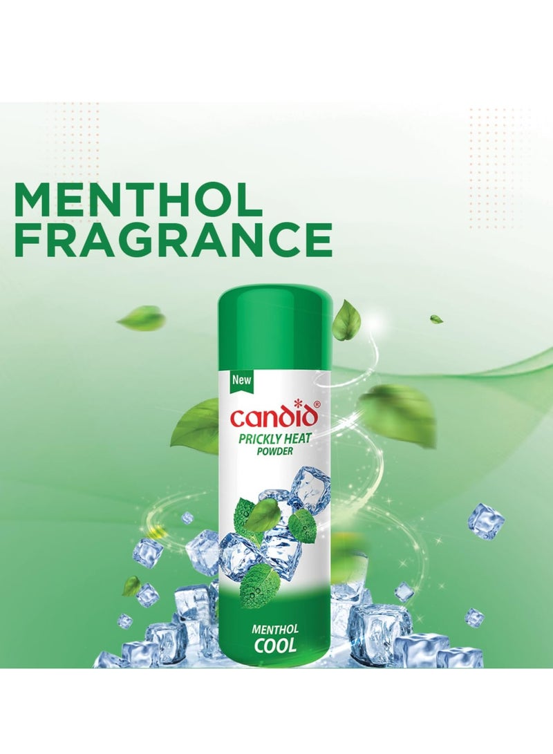Candid Prickly Heat Powder | Relief from Rashes & Prickly Heat | Neem & Menthol Cooling | Soothing Relief from Itching & Burning | Sweat Absorption | Controls Bacterial Growth | 120g - Image 2