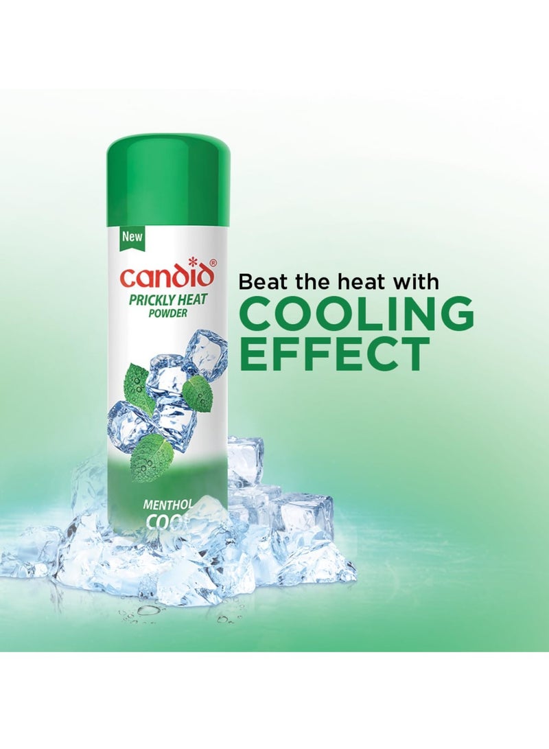 Candid Prickly Heat Powder | Relief from Rashes & Prickly Heat | Neem & Menthol Cooling | Soothing Relief from Itching & Burning | Sweat Absorption | Controls Bacterial Growth | 120g - Image 3