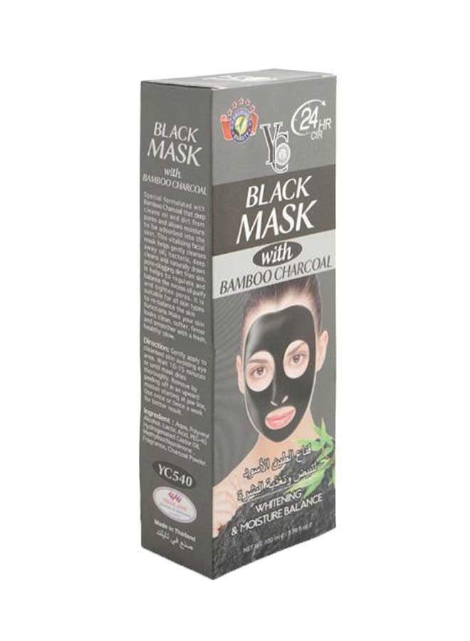 واي سي قناع أسود بفحم الخيزران لتبيض وتغذية البشرة 100 جم - Image 1