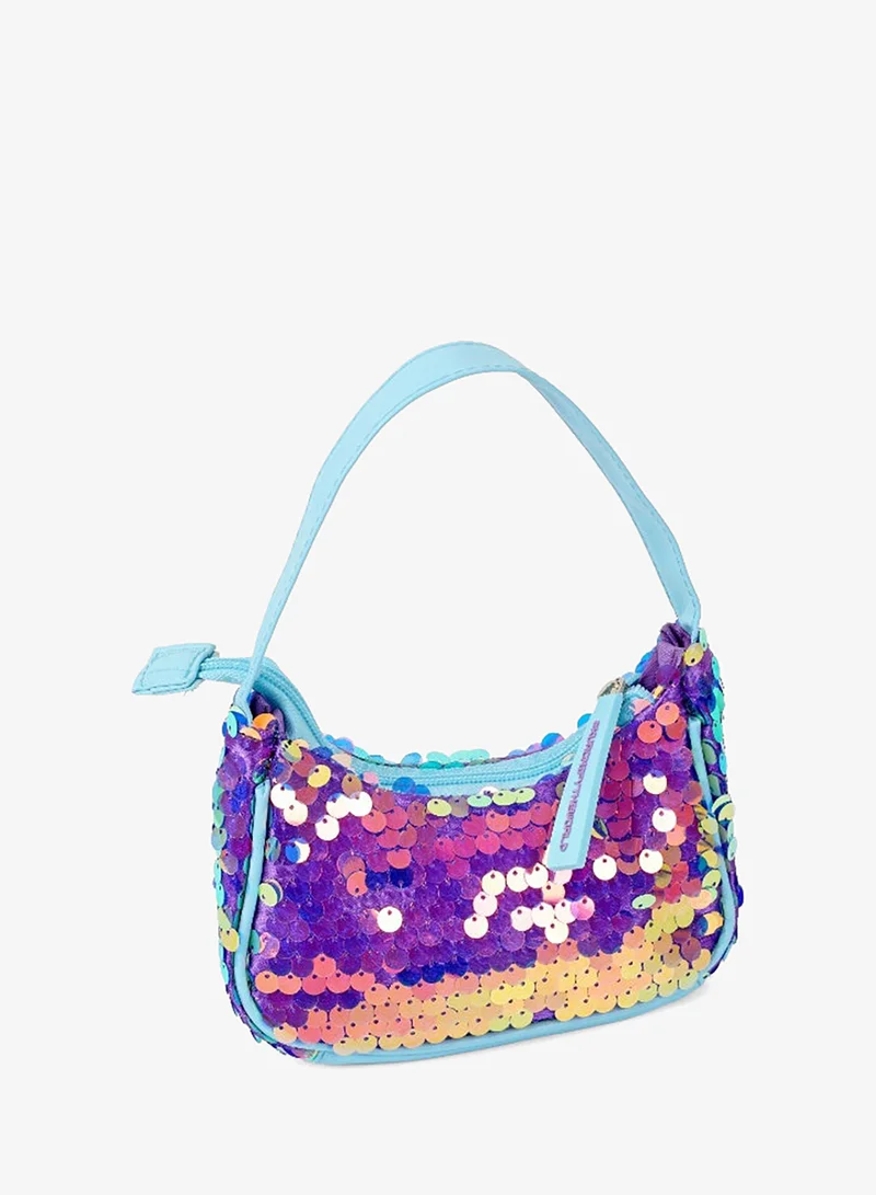 Sanrio  Sanrio Kuromi Indescent Sequin Shoulder Bag for Women | Best Price UAE
