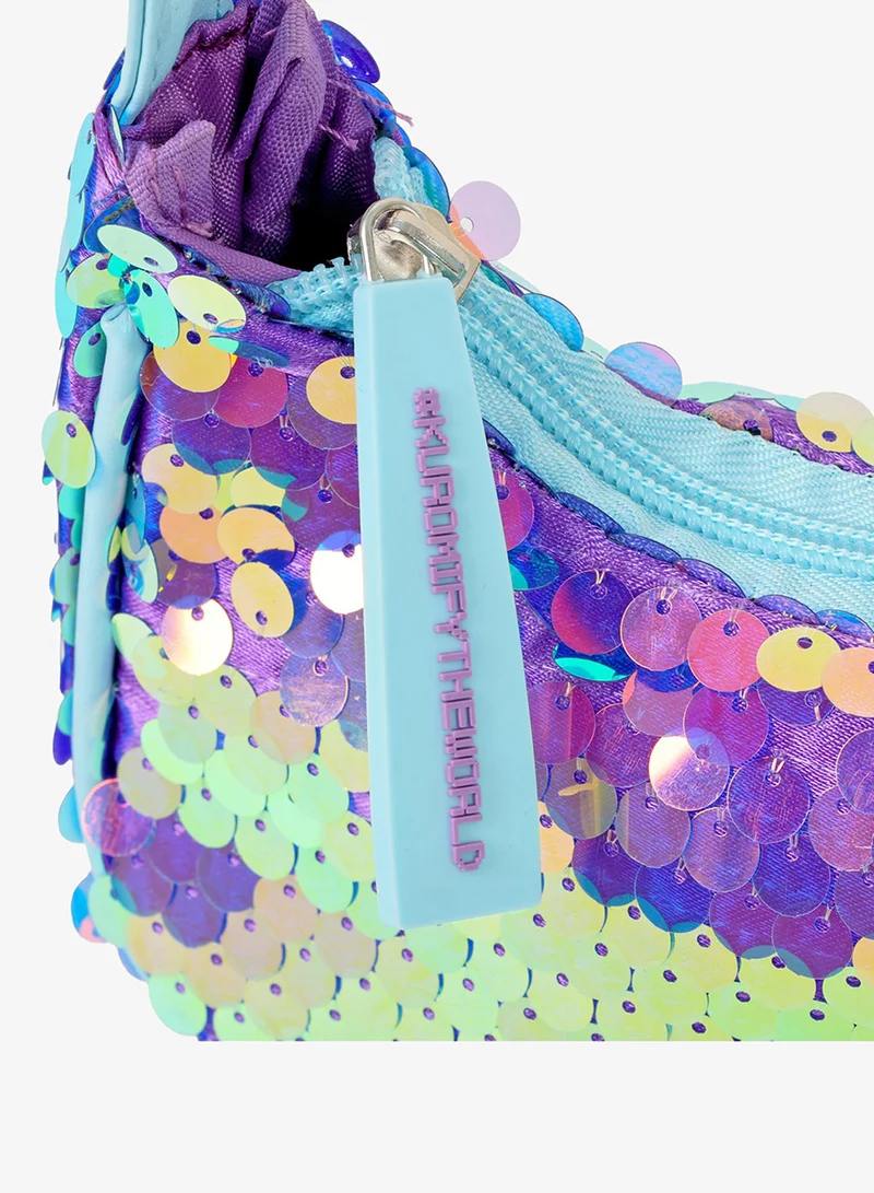 Sanrio  Sanrio Kuromi Indescent Sequin Shoulder Bag for Women | Best Price UAE
