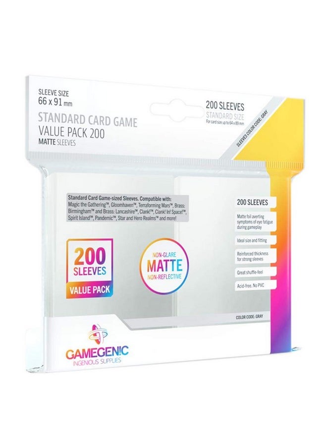 Gamegenic Value Pack Standard Matte Sleeves  - Image 1