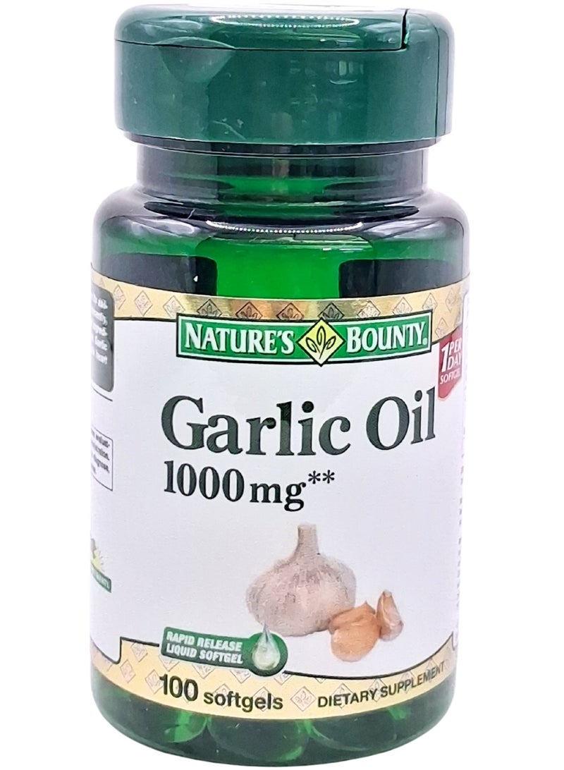 ان بي ناتشرز بونوتي زيت ثوم 1000 مجم 100 ثانية