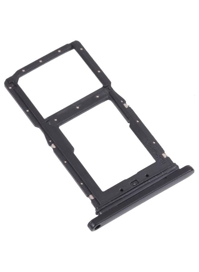 erorex SIM Card Tray + SIM Card Tray / Micro SD Card Tray for Honor 9X (Black) - Image 3