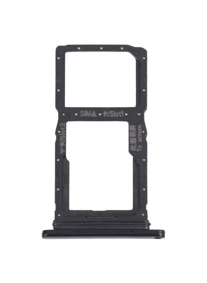 erorex SIM Card Tray + SIM Card Tray / Micro SD Card Tray for Honor 9X (Black) - Image 1