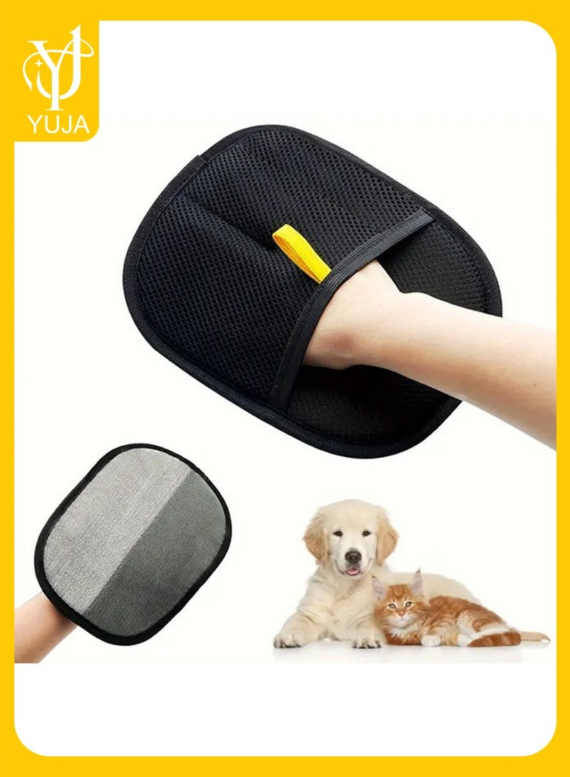 YUJA Pet Hair Remover Glove, Electrostatic Removal Gloves for Pet Hair, Pet Hair Remover Gloves for Dog & Cat, Reusable Pet Hair Remover Glove for Carpet, Couch, Clothing, Furniture - Image 1