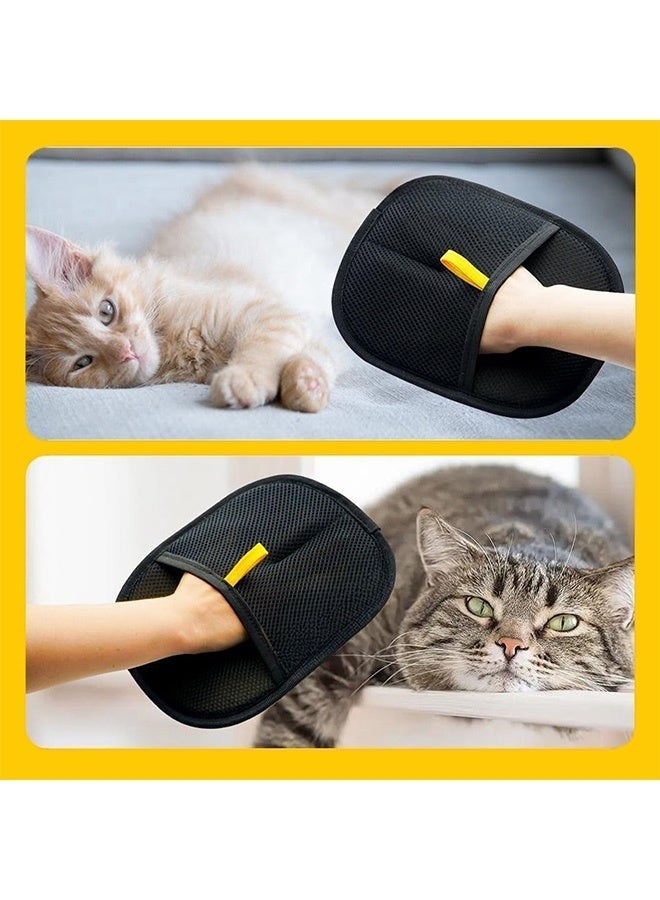 YUJA Pet Hair Remover Glove, Electrostatic Removal Gloves for Pet Hair, Pet Hair Remover Gloves for Dog & Cat, Reusable Pet Hair Remover Glove for Carpet, Couch, Clothing, Furniture - Image 3
