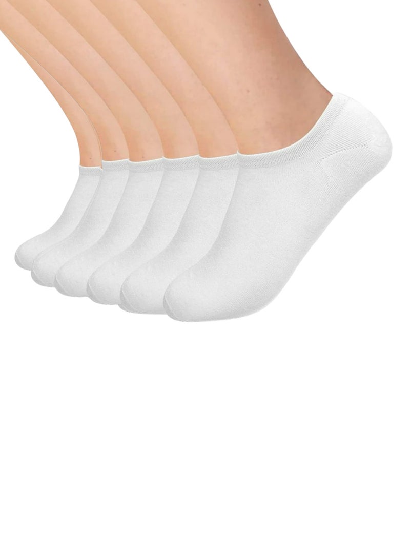 مجموعة من ست جوارب كاجوال خليط قطني قصيرة