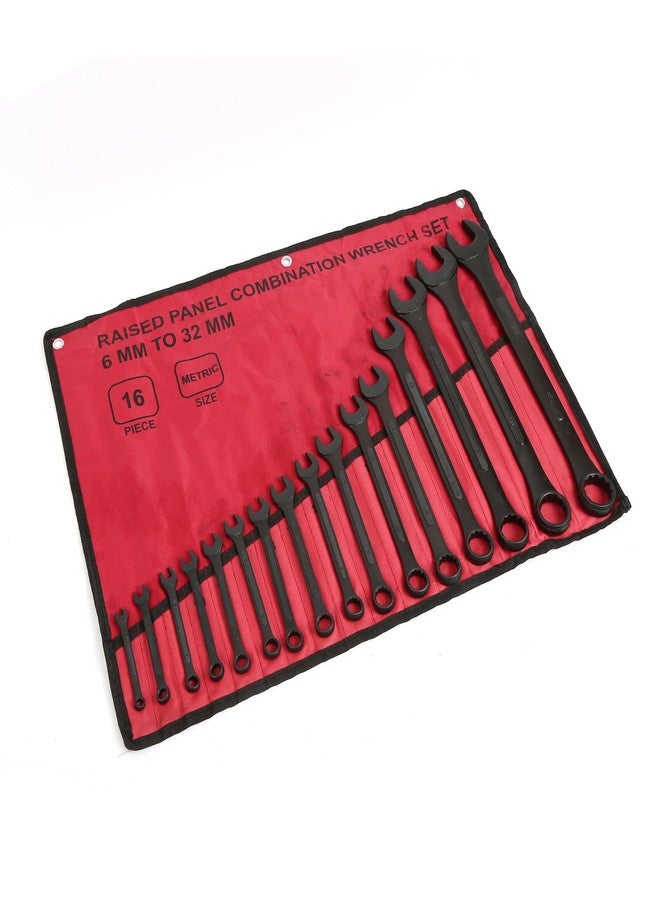 VCT 16Pc Raised Panel Combination Wrenches Set 12-Point Metric Wrench Set 6-32mm - Image 1