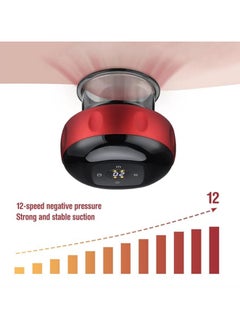 Generic The Original 4 in 1 Smart Dynamic Cupping Therapy Massager, Red Light Therapy for Targeted Pain Relief, Knots, Aches, Muscle Soreness, Circulation & Tighter Skin, Portable Cupping Kit Hijama Treatment Cellulite Massager with12 Level Temperature and Suction  - Image 4