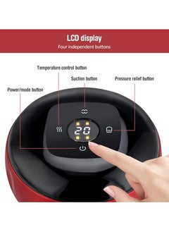 Generic The Original 4 in 1 Smart Dynamic Cupping Therapy Massager, Red Light Therapy for Targeted Pain Relief, Knots, Aches, Muscle Soreness, Circulation & Tighter Skin, Portable Cupping Kit Hijama Treatment Cellulite Massager with12 Level Temperature and Suction  - Image 2