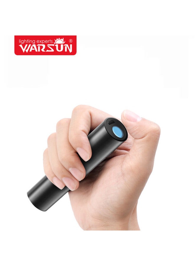 Warsun 518B Flashlight, Compact Led, High Brightness, Zoomable, Multifunctional, Mini, For Outdoor And Home Use, Long-Range - Image 5