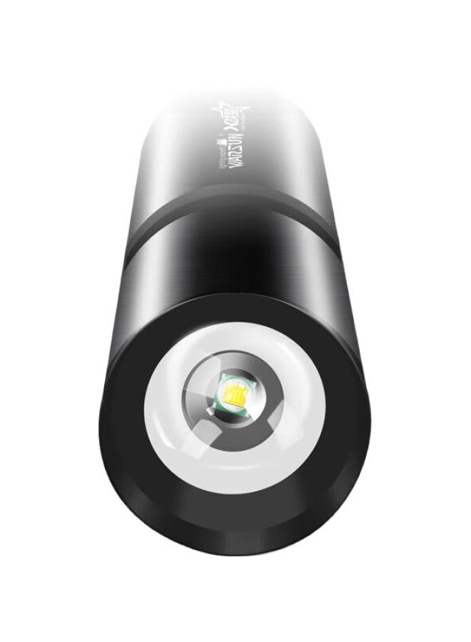Warsun 518B Flashlight, Compact Led, High Brightness, Zoomable, Multifunctional, Mini, For Outdoor And Home Use, Long-Range - Image 3