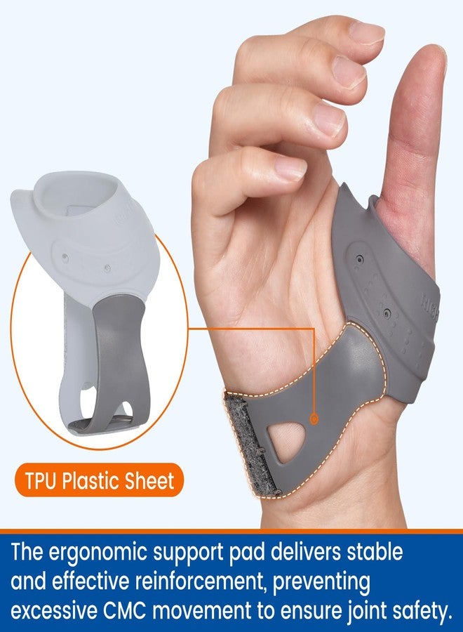 Willcom CMC Thumb Brace - CMC Joint thumb arthritis brace for Osteoarthritis Pain, Flexible Thumb Stabilizer & Support for Arthritis Pain Relief for Women and Men（Left Hand - Medium） - Image 3