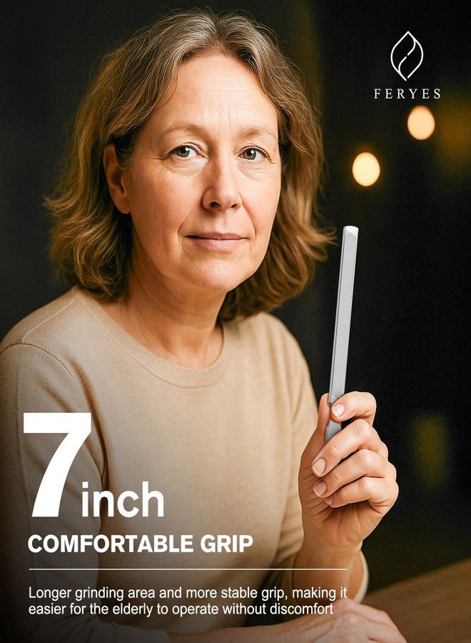 FERYES Long Toe Nail Files for Thick Nails with Dual-Ended Ingrown Toenail Lifter and Cleaning Durable and Efficient Heavy Duty Nail Care Tool - Image 3