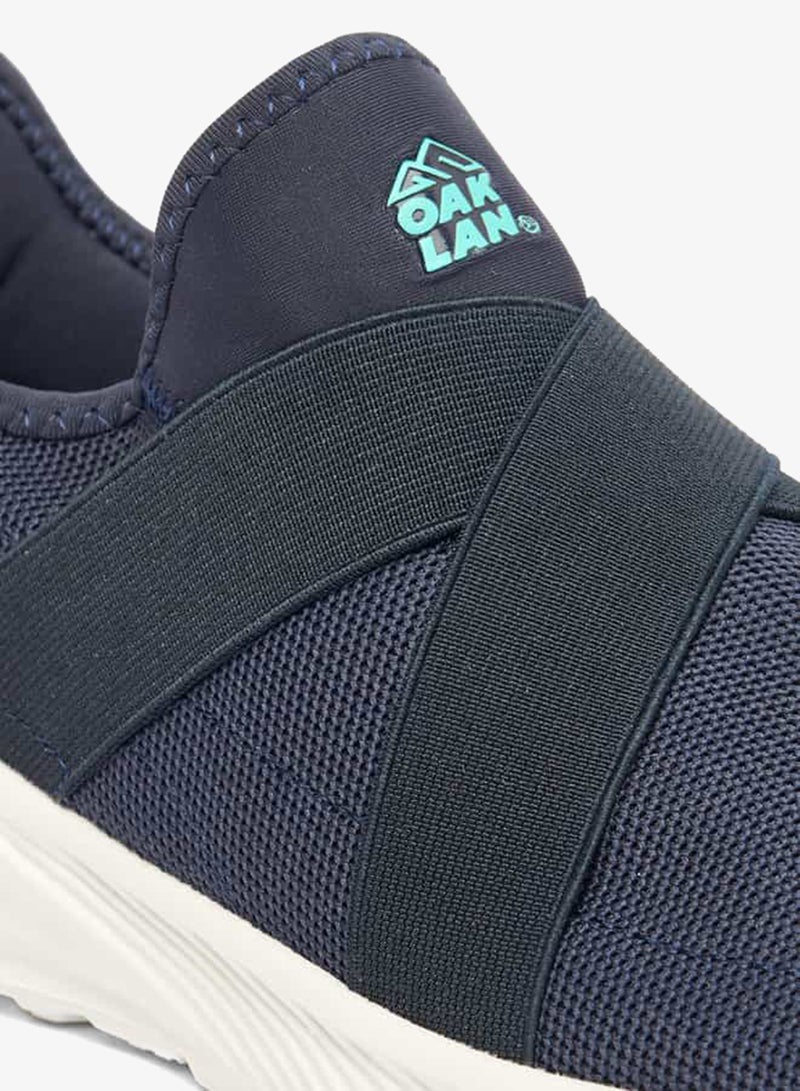 Oaklan by Shoexpress Men Logo Detail Slip-On Sports Shoes with Pull Tabs - Image 5