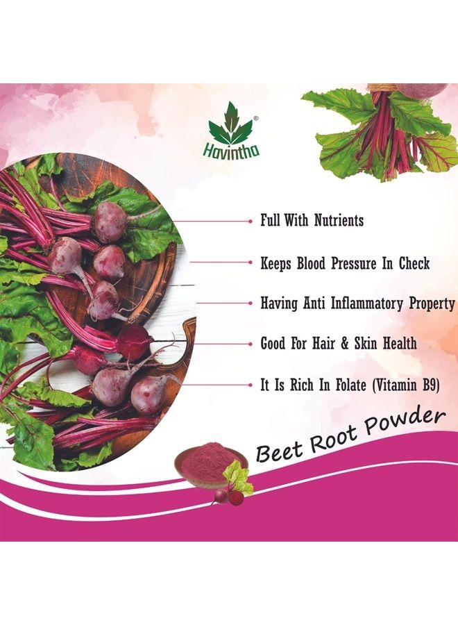 Natural Beet Root Powder For Improves Heart Health and Blood Pressure - 227g