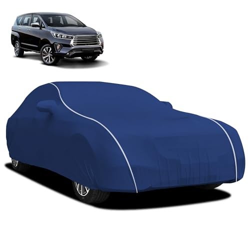 AutoGuys Car Cover Waterproof TF-2 for Toyota Innova Crysta [Year 2016 Onwards] Innova Crysta Car Cover Dust & UV Protection Innova Crysta Car Body Cover with Mirror Pocket Soft Cotton Lining - Image 1