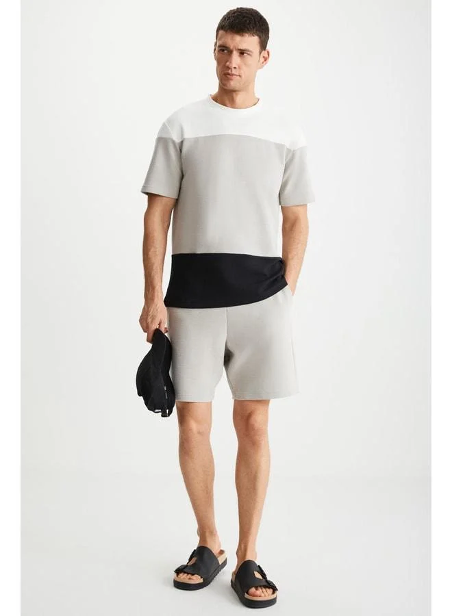 Grimelange Ramadanp004 Men's Beige Shorts.