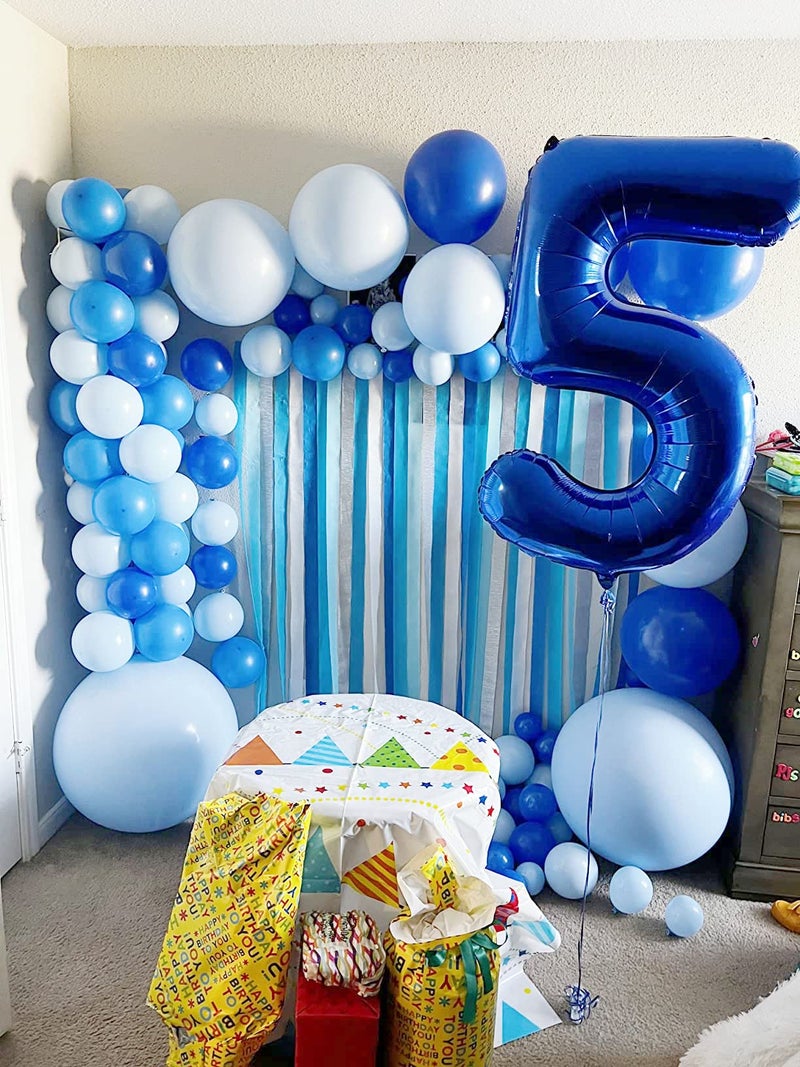 Mluchee 40 Inch Navy Blue Numbers Balloons Digital 9 Balloons Decorations for 9th 19 90 Birthday Party, Engagement, Wedding - Image 4