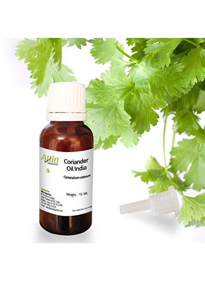 Allin Exporters Coriander Oil Indian 15Ml  - Image 1