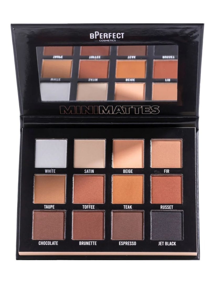 Bperfect Ultimattes and Mini Shadow Palette - Warm Mattes 115g - Image 1