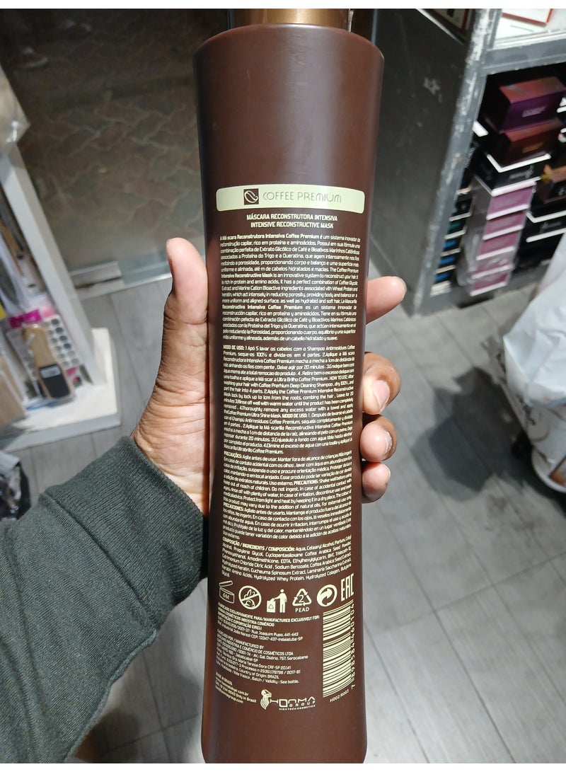 Honma Tokyo Coffee Premium Professional Hair Treatment, Brown 1000ml - Image 5