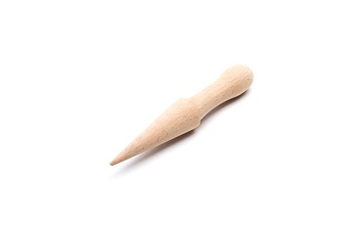 Fox Run Wooden Pizzelle Roller, Krumkake Pastry Tool, Waffle Ice Cream Cone Roller, 8.25 inches, Beechwood - Image 1