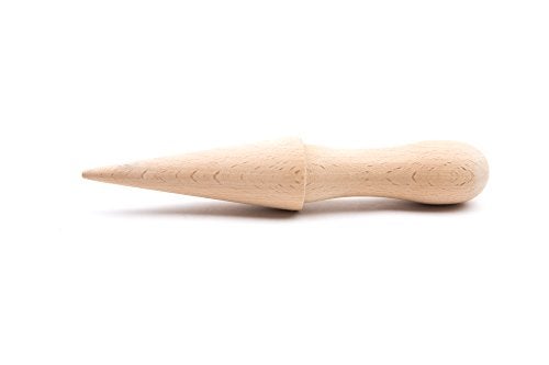 Fox Run Wooden Pizzelle Roller, Krumkake Pastry Tool, Waffle Ice Cream Cone Roller, 8.25 inches, Beechwood - Image 3