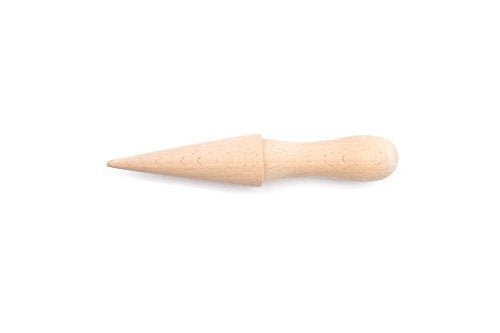 Fox Run Wooden Pizzelle Roller, Krumkake Pastry Tool, Waffle Ice Cream Cone Roller, 8.25 inches, Beechwood - Image 2