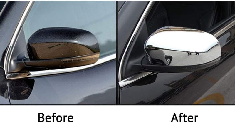 Vuzmode Chrome Side Mirror Covers for Jeep Cherokee - Image 3