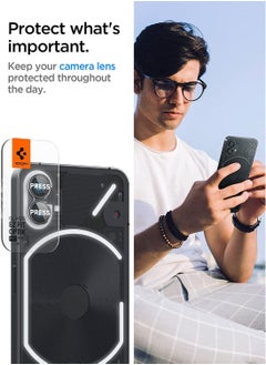 Spigen Glastr Ez Fit Optik Pro for Nothing Phone (1) Camera Lens Screen Protector - Black  - Image 5