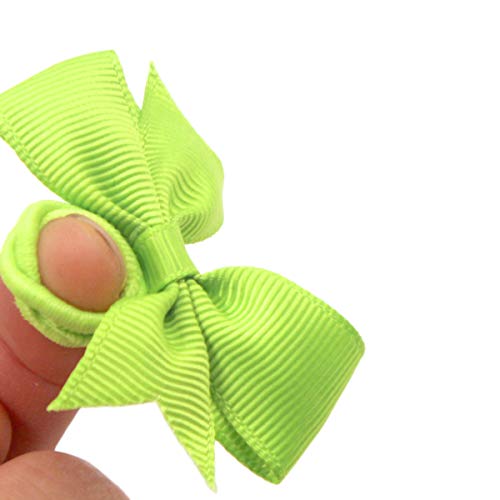 CÉLLOT CELLOT 50pcs 2" Baby Bows Hair Ties Rubber Band Ribbon Hair bands Ropes for Baby Girls Kids Children 25 in Pairs - Image 5