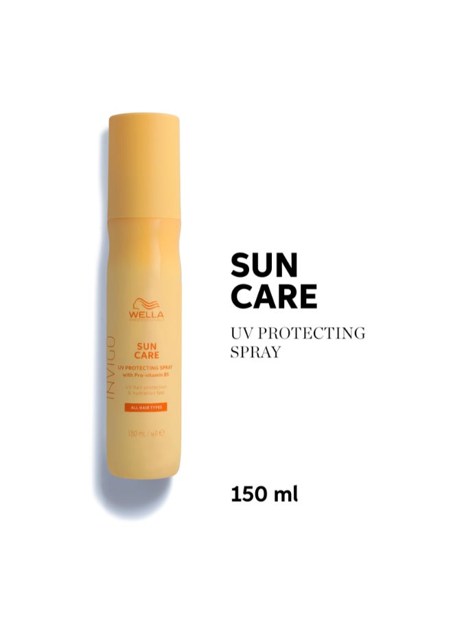 Wella Professionals Invigo Sun Uv Color Protection Spray - Shields Hair From Sun Damage And Dehydration With Pro-Vitamin B5 (150 Ml) - Image 2