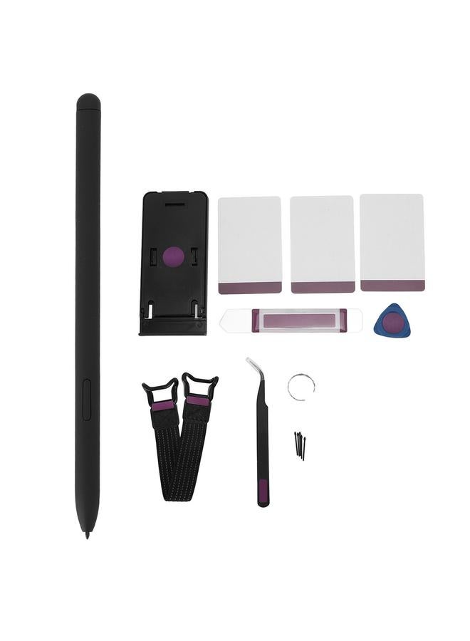 Tablet Stylus Pen Replacement Touch Screen Pen for Galaxy Tab S9 S9+Pus S9 Ultra S9 FE with Replacement Nibs and Tablet Holder Black  - Image 1