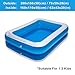 CHICLIST Inflatable Swimming Pool 79x59x20in Kiddie Pools Family Swim Center for Kids Inflatable Lounge Pool for Kiddie Kids Easy Set for Backyard Summer Water Party - Image 4