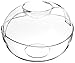 Prodyne CD-2 Arch Chip & Dip Bowl (Removable Arched Dip Cup), Clear - Image 2