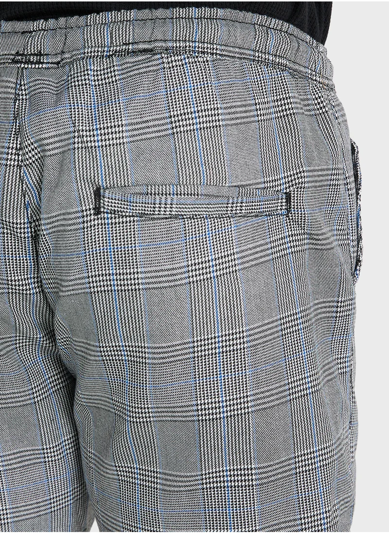 BRAVE SOUL Elasticated Waist Drawcord Button Shorts