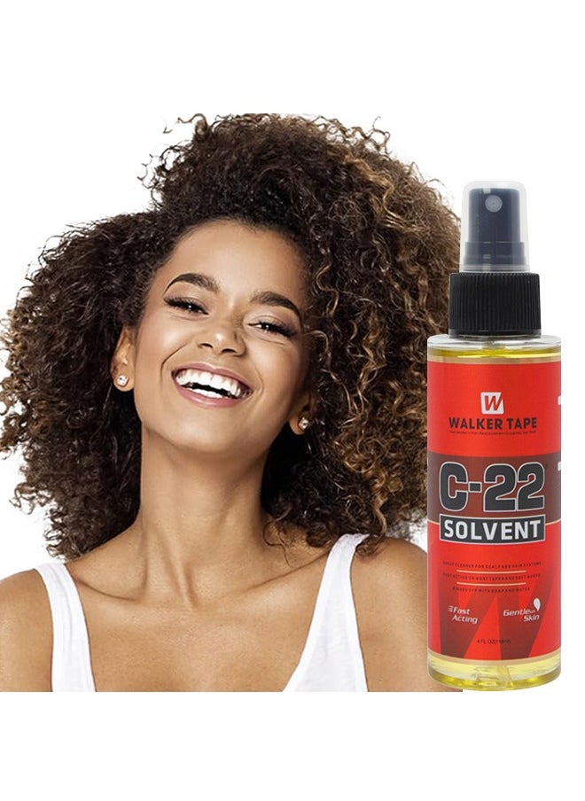 C-22 Solvent，Satin H Walker Tape Spray For Lace Wigs and Toupees (4oz)