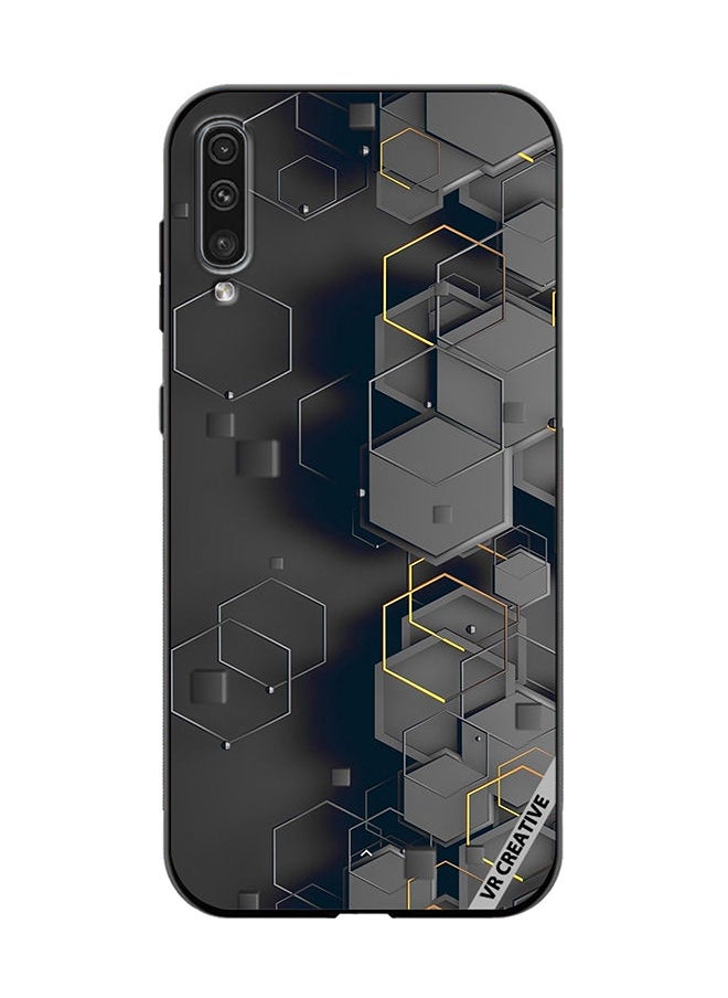 VR CREATIVE Protective Case Cover For Samsung Galaxy A70/A70s Abstract Design Multicolour  - Image 1