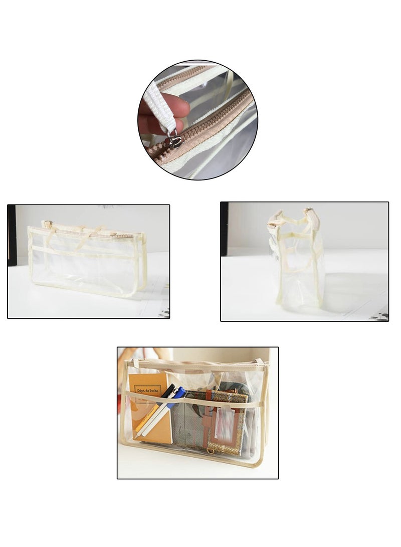 حقيبة أدوات الزينة الشفافة للسفر حقيبة أدوات الزينة الشفافة المحمولة الشفافة لتخزين مستحضرات التجميل بسحاب - Image 2