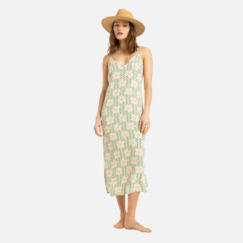روكسي Stay Sunny Midi Dress - Women