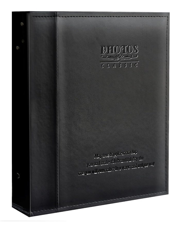 Zoview Magnetic SelfStick Page Photo Album Family Album Leather Cover Hand Made DIY Albums Holds 3x5 4x6 5x7 6x88x10 Photos Black Large - Image 5