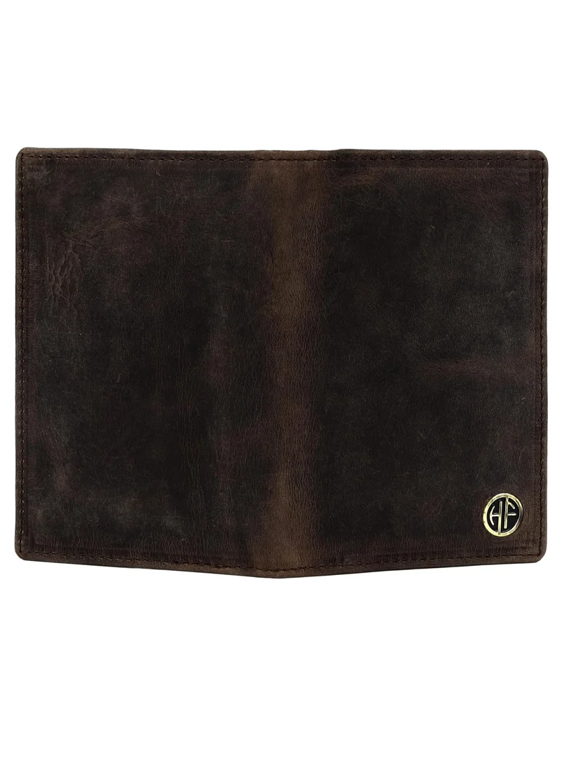  هاموندز فلاي كاتشر محفظة جواز سفر جلدية، حامل جواز سفر للرجال والنساء، منظم مستندات سفر، محفظة جواز سفر محمية بتقنية  مع فتحات بطاقات للرحلات - بني عتيق