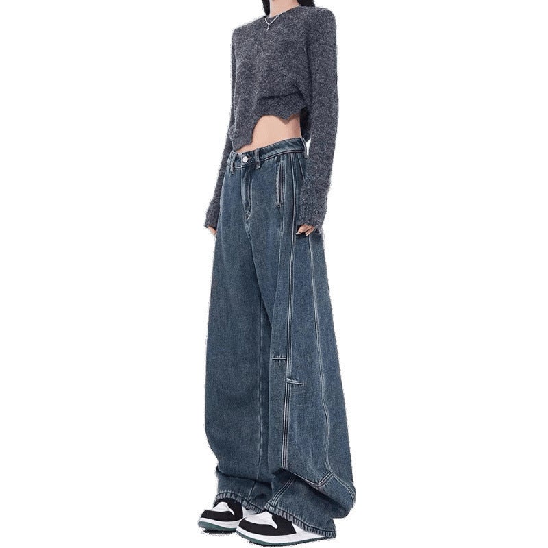 Unisex Casual Daily Denim Jeans - Image 4