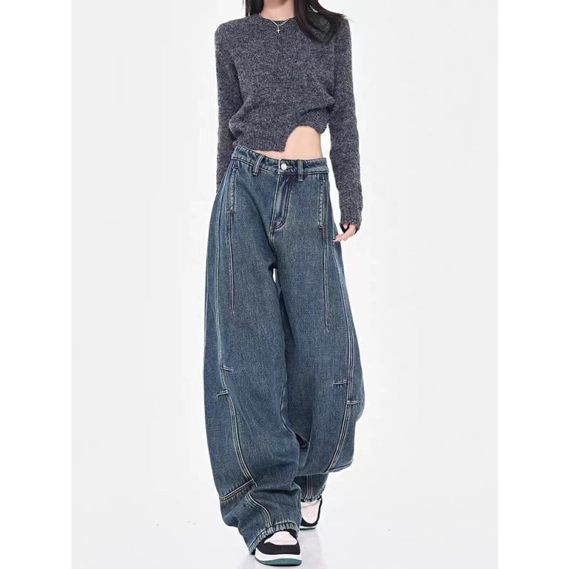 Unisex Casual Daily Denim Jeans - Image 2