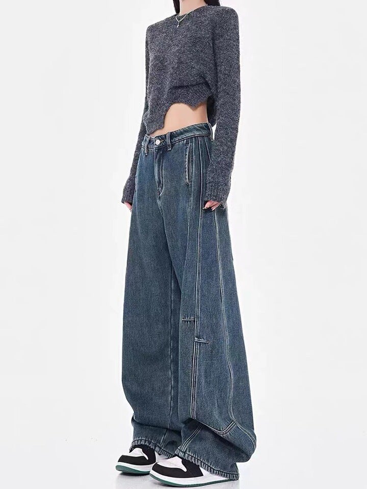 Unisex Casual Daily Denim Jeans - Image 5